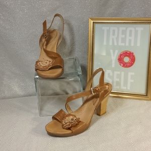Naya bamboo heeled sandals